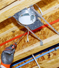 Install recessed lighting in your new home build.