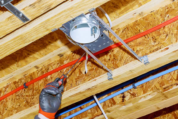 Install recessed lighting in your new home build.